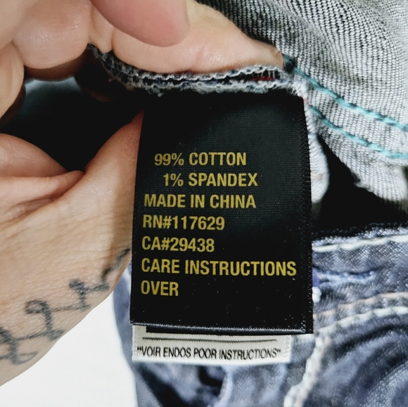 MEK | Mulholland straight leg embellished pocket jeans - Picture 11 of 12